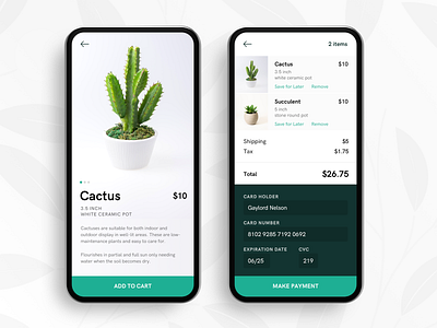 Plant Shop Mobile App