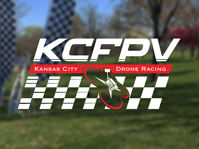KCFPV Logo drone fast fpv logo quadcopter racing speed