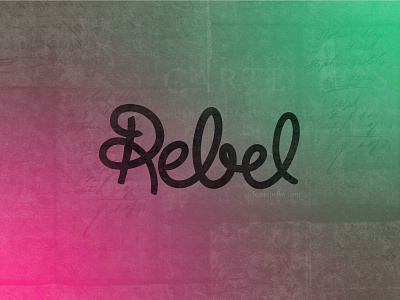 Rebel - Custom Typography branding custom typography design font style freehand typography graphic design illustration illustrator lettering logo typeface typography vector art