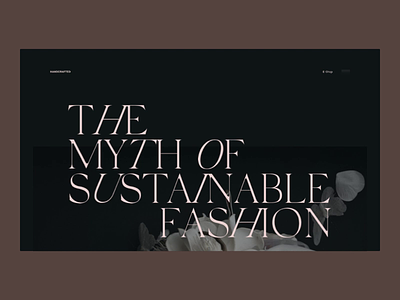 Motion exercise N°004 animation branding concept editorial fashion floral grid italic luxury minimal mood motion transition typography ui web webdesign website