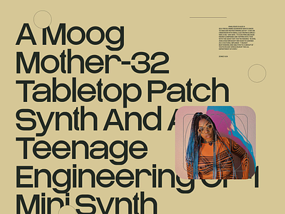 (Music) Pangrams №005 artist branding concept exploration grid hiphop minimal moodboard music typography ui webdesign website