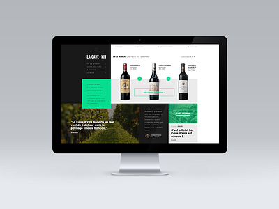 La Cave à Vin alcool cave france french grid minimal responsive wine