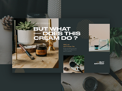 What's In The Cream ? branding concept dark design flat fullscreen green grid lyon minimal typo typography ui ux vector webdesign