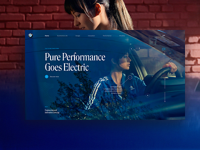 BMW Electric Cars Landing Page