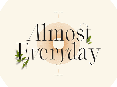 Almost Everyday branding colors concept fullscreen grid illustration lyon minimal typo typography ui ux vector webdesign