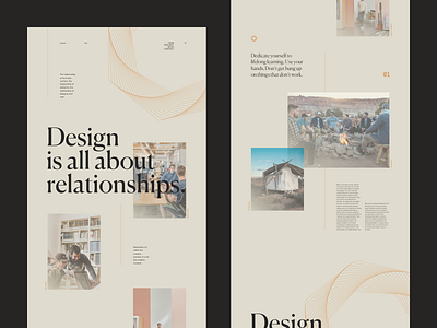 Design Relationships branding concept flat grid interface lyon minimal photo typo typography ui ux vector web webdesign