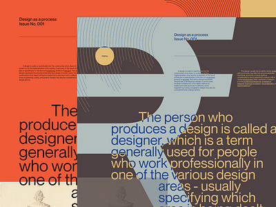 Design Process 001 concept design editorial experiment flat grid magazine minimal minisite process teaser typography vector webdesign website
