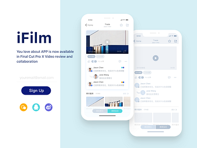 media app for creative people ios 12 media player uidesign ux designer video animation