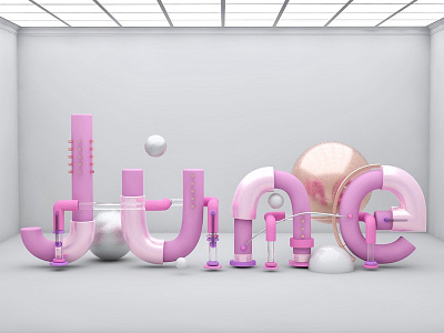 C4D Experiments For Fonts