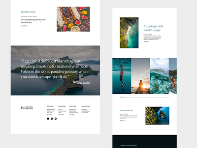 Discover Palawan - Page Explorations figma figmadesign mobile design mobile ui palawan ui uidesign uiux uxdesign uxdesigner