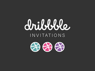 3 Dribbble Invitations animation design dribbble dribbble invitations identity illustration in browser invitaion invitation invite movement vector