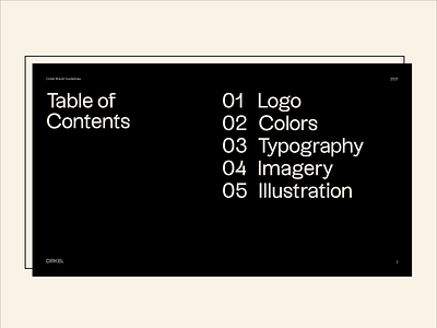 Cirkel Brand Guidelines branding design typography