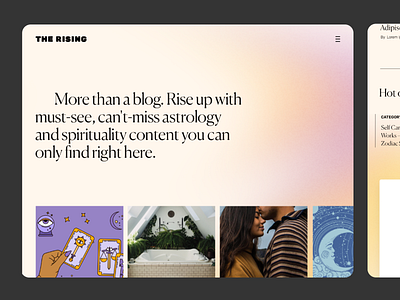 Blog design iteration blog branding design typography website