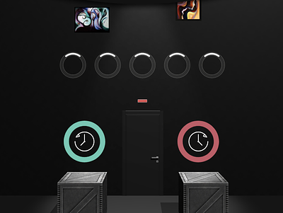 Dark Rooms 2 - Room Escape Game android app art design game game art game design ios mobile app mobilegames puzzles riddles roomescape