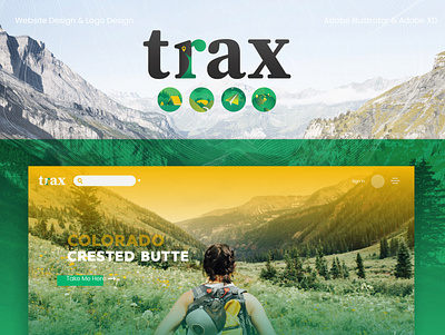Trax Website Design branding design ui web