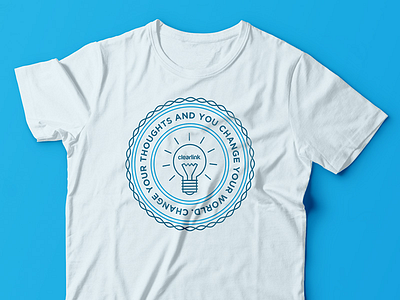 Clearlink T-Shirt Design clearlink imagination infinite light bulb screen print t shirt