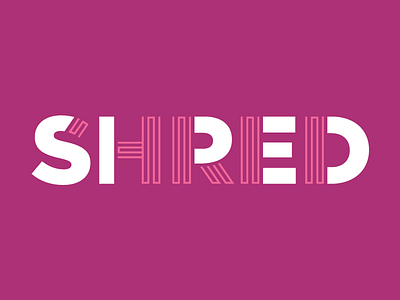 Shred T-Shirt Design shred t shirt typography