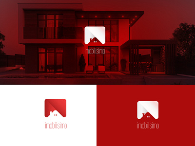 Imobilisimo apartament branding colors design home house house logo logo luxury logo real estate vector