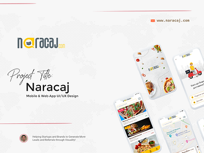 „Naracaj“ Mobile App UI/UX Design