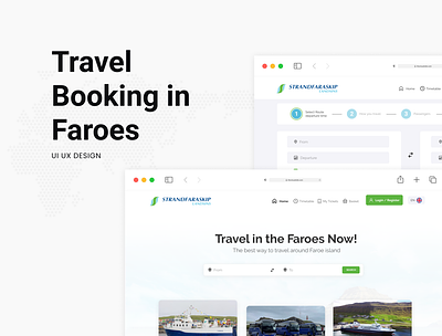 Travel Booking in Faroes app branding design graphic design graphic design illustration ui ui ux design ux
