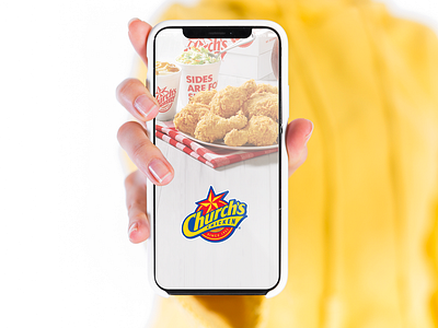 „Church's Chicken“ Mobile App UI/UX Design app design mobile app ui ui ux design ux