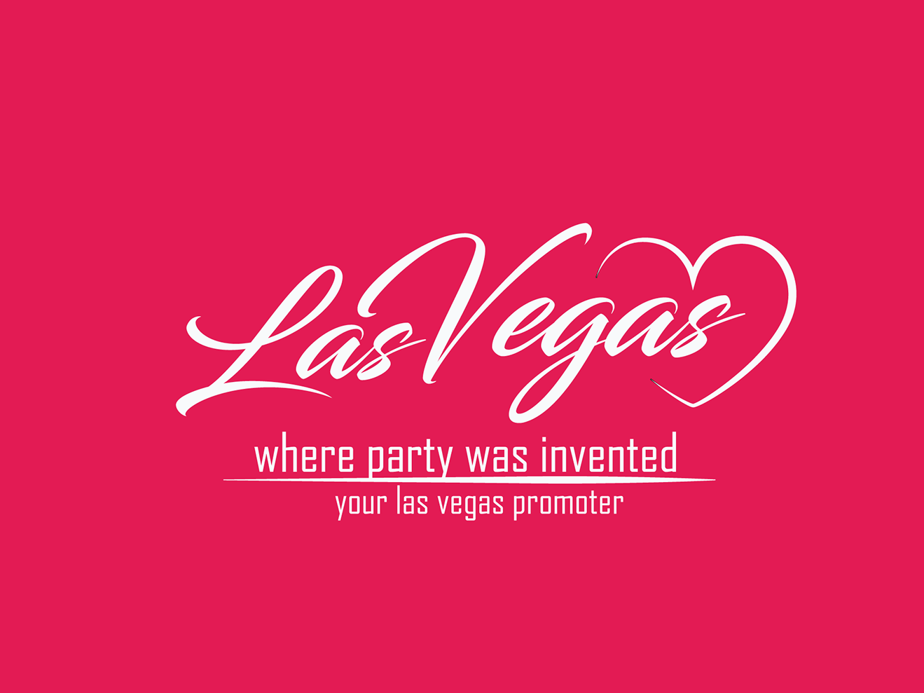 logo vegas promoter by oliver lazarevikj on dribbble dribbble