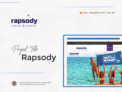 Rapsody Travel | Web app branding design design graphic design ui ui ux design ux web web design website design