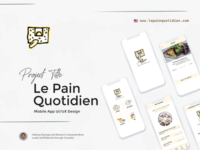 „LPQ“ Mobile App UI/UX Design