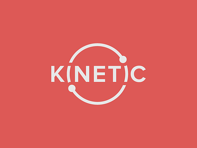 Kinetic Technology Group branding flat identity kinetic logo logotype technology typography