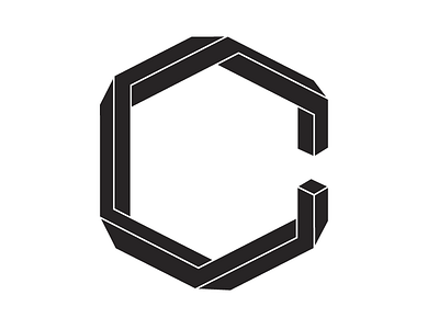 Geometric Lettermark C c geometric lettermark logo monogram penrose