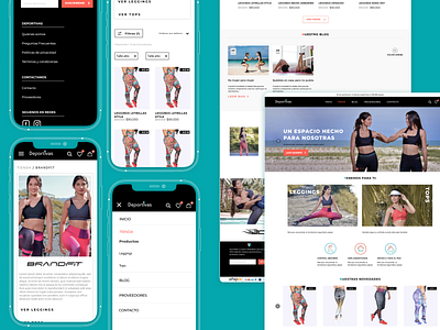 E-commerce Home page & Category Page Redesign UI UX