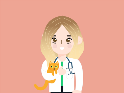 Pet Doctor Illustration design flat illustration