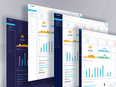 Ansta –  Admin Dashboard Template.