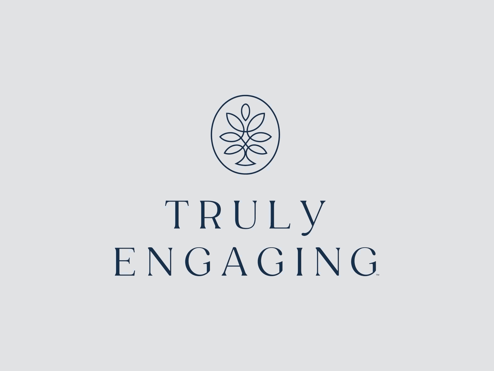 Truly Engaging branding design graphic design logo