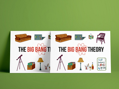 Big bang theory poster bigbangtheory design diseño graphic design icon illustration illustrator netflix poster thebigbangtheory tvseries tvshows vector