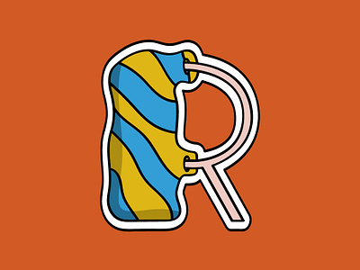 36daysoftype - R 36 days of type 36 days of type lettering 36daysoftype06 design diseño graphic design icon illustration illustrator vector