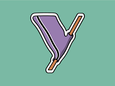 36daysoftype - Y 36 days of type 36 days of type lettering 36daysoftype06 design diseño graphic design icon illustration illustrator vector