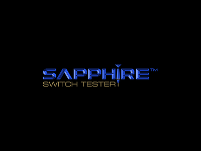 Sapphire Switch Tester blue electronic equipment gold sapphire switch technician tester tools