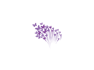Rem Neurodiagnostics Dribbble bouquet butterflies butterfly diagnostics floral purple violet