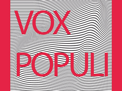 Vox Populi art blending vector design illustration manifesto photoshop plakat poster vector