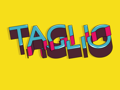 Taglio | Cut design illustration vector web