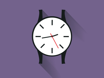 Carpe diem tempus fugit clock design flatdesign illustraor illustration timing vector