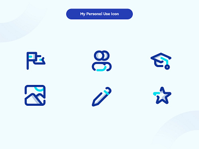 My Personal Use Icon Preview app design flat icon iconography ui ux web website