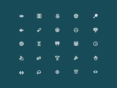 Sport Outline Icon design flat icon iconography ui ux web website