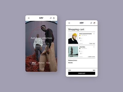 Fashion store - App Design