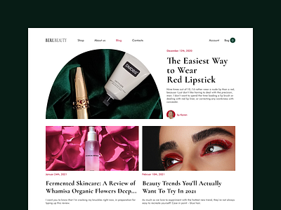 Beauty Blog Concept