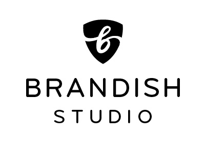 Brandish Studio agency b branding logo shield
