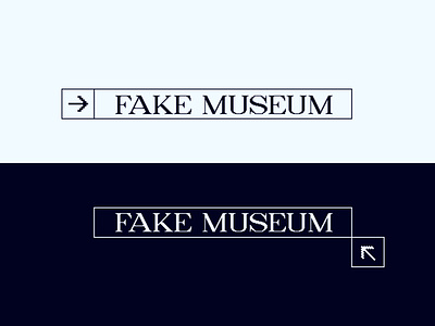 Fake Museum logo design branding design graphic design logo