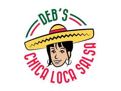 Chica Loca Salsa Logo branding logo vector