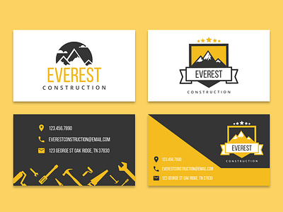 Everest Construction Business Card